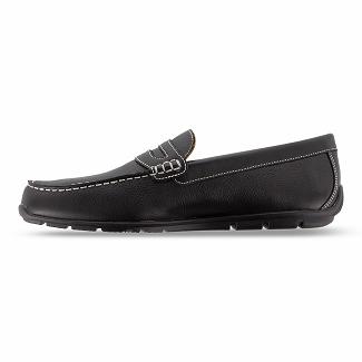 Men's Footjoy Contour Casual Casual Shoes Black NZ-82902